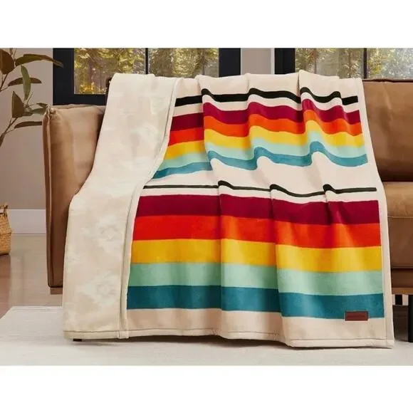 Pendleton Ultra-Soft Plush Throw Blanket — Mount Foraker (50″ × 70″) Brand New - Picture 4 of 8